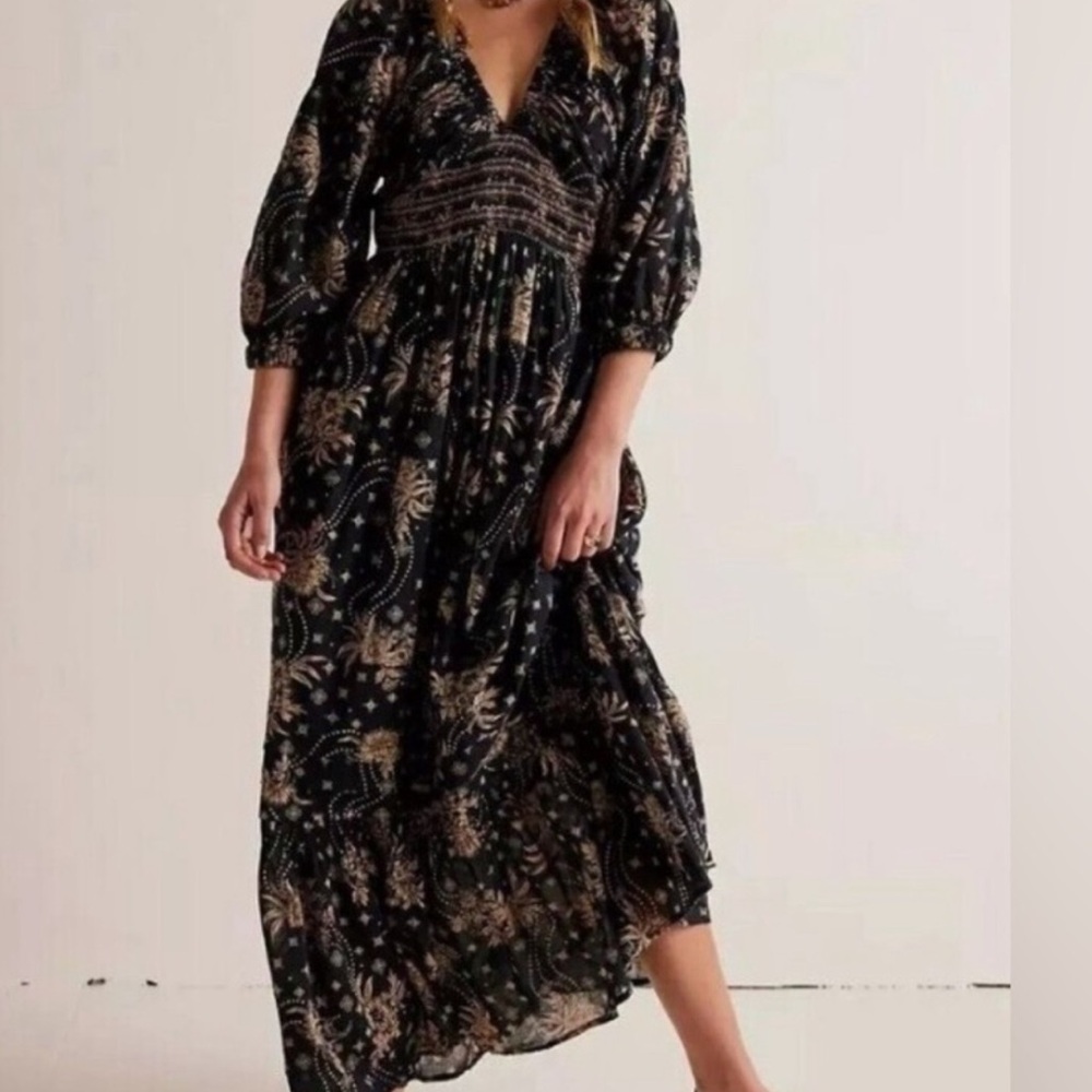 Free people golden hour maxi dress